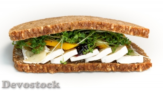 Devostock Sandwich Bread Cheese Camembert 0