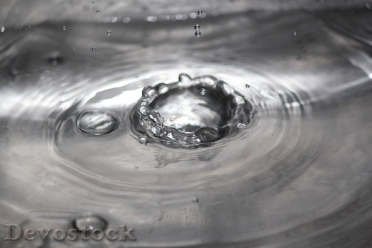 Devostock Splash Water Spat Bubbles