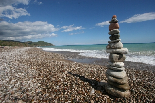 Devostock Stones Ocean Meditate Water