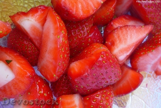 Devostock Strawberries Fruit Healthy Fresh