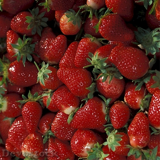 Devostock Strawberries Ripe Fruit Fresh