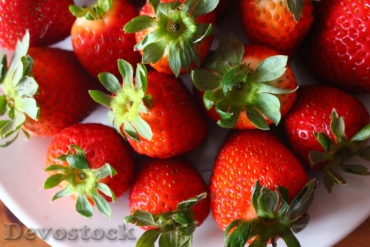 Devostock Strawberry Berry Fruit Food 0