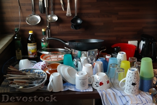 Devostock Tableware Washing Dishes T 1