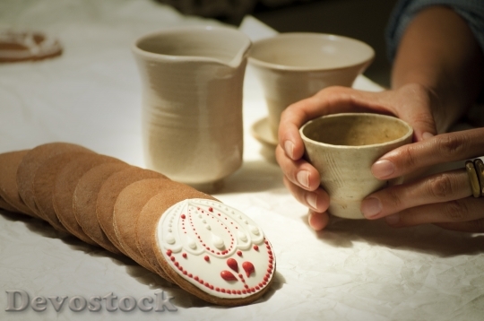 Devostock The Cake Coffee Ceramics