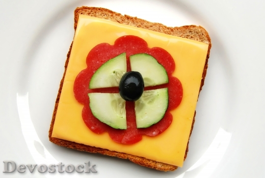 Devostock Toast Sandwich Snack Bread