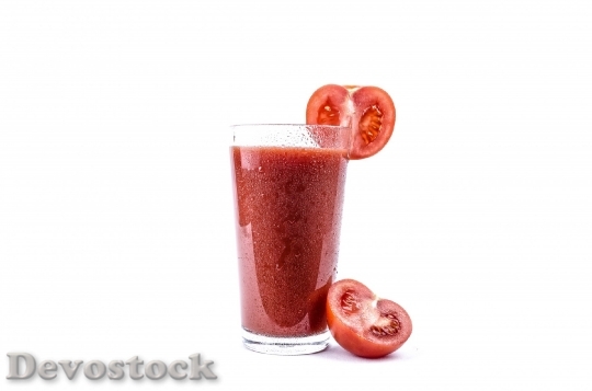 Devostock Tomato Isolated Vegetarian Meal 0