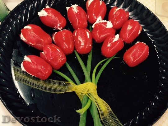 Devostock Tulips Paprika Eat 824226