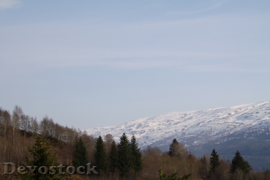Devostock Voss Norway Winter Landscape
