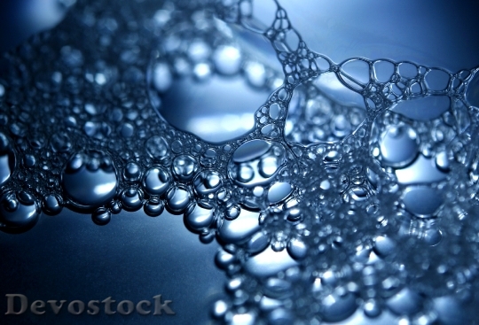 Devostock Water Bubbles Macro Liquid