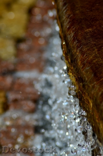 Devostock Water Closeup Fountain Drop
