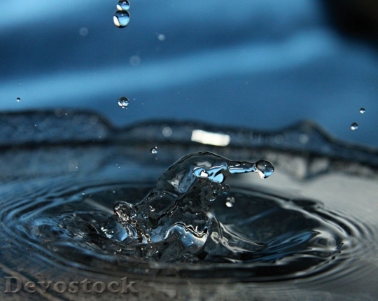 Devostock Water Drop Liquid Rain