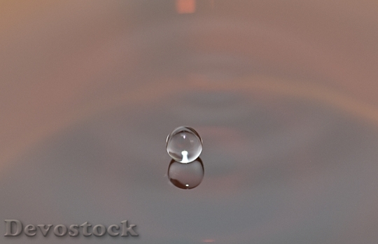 Devostock Water Drop Liquid Round