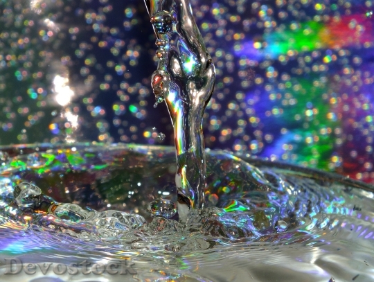 Devostock Water Droplet Art Colour 3