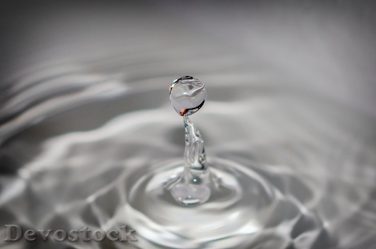 Devostock Water Droplet Drop Splash