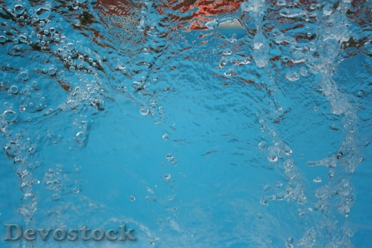 Devostock Water Drops Blue Drops