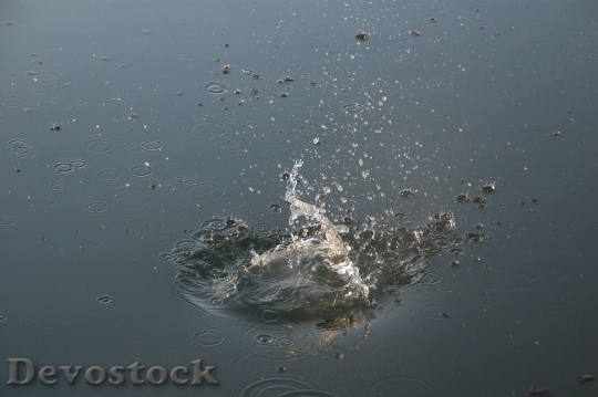 Devostock Water Drops Splash Movement