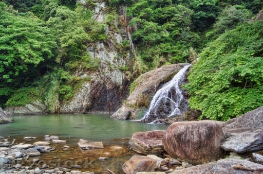 Devostock Waterfall Japan Dragon Falls