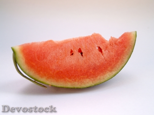 Devostock Watermelon Slice Isolated Seeded 13