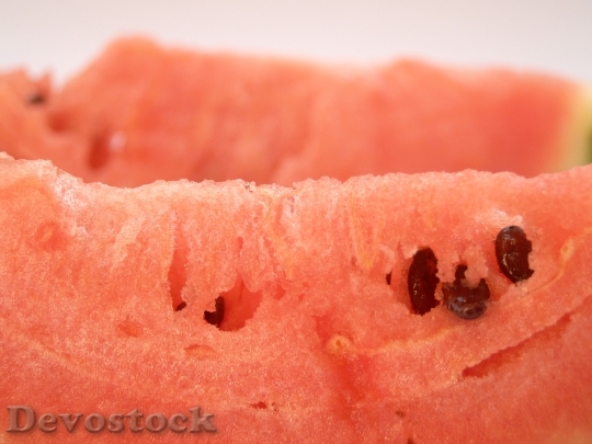 Devostock Watermelon Slice Isolated Seeded