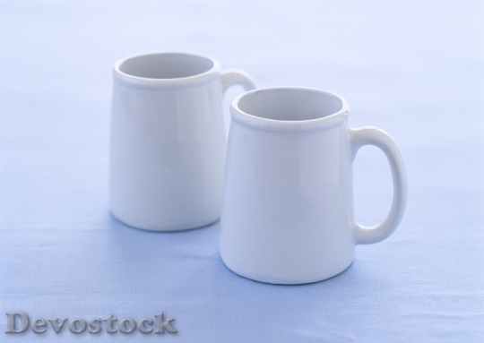 Devostock White Ceramic Mug
