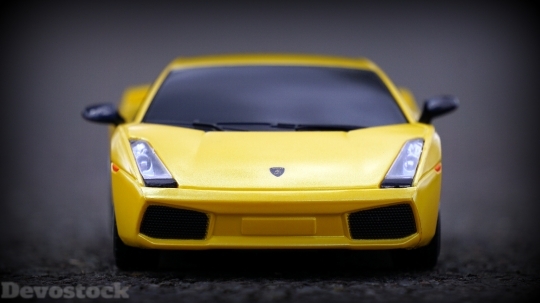 Devostock Yellow Car Toy 9755 4K