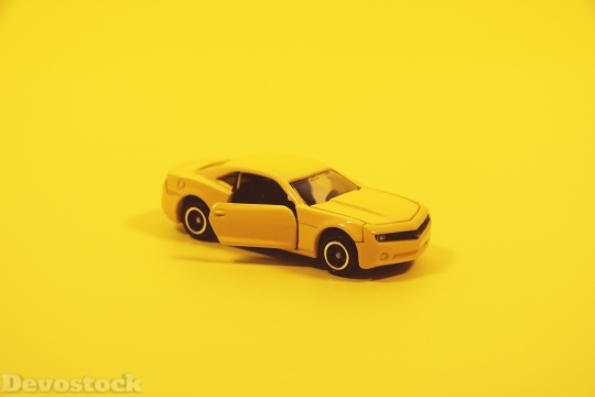 Devostock Yellow Car Toy 9893
