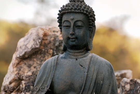 Devostock Zen Buddha Reflection Brightness 3